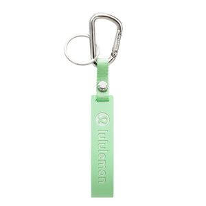 Lululemon Silicone Keychain Citra Lime NWT Easy Hold Hand Loop